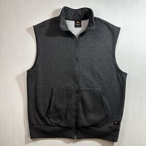 Knocker‎ Activewear Men's Vest Size 2XL Gray Fleece Sweatshirt Sleeveless Jacket